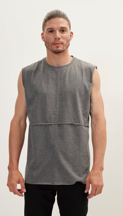 Anthracite Knitted T-Shirt - Ron Tomson