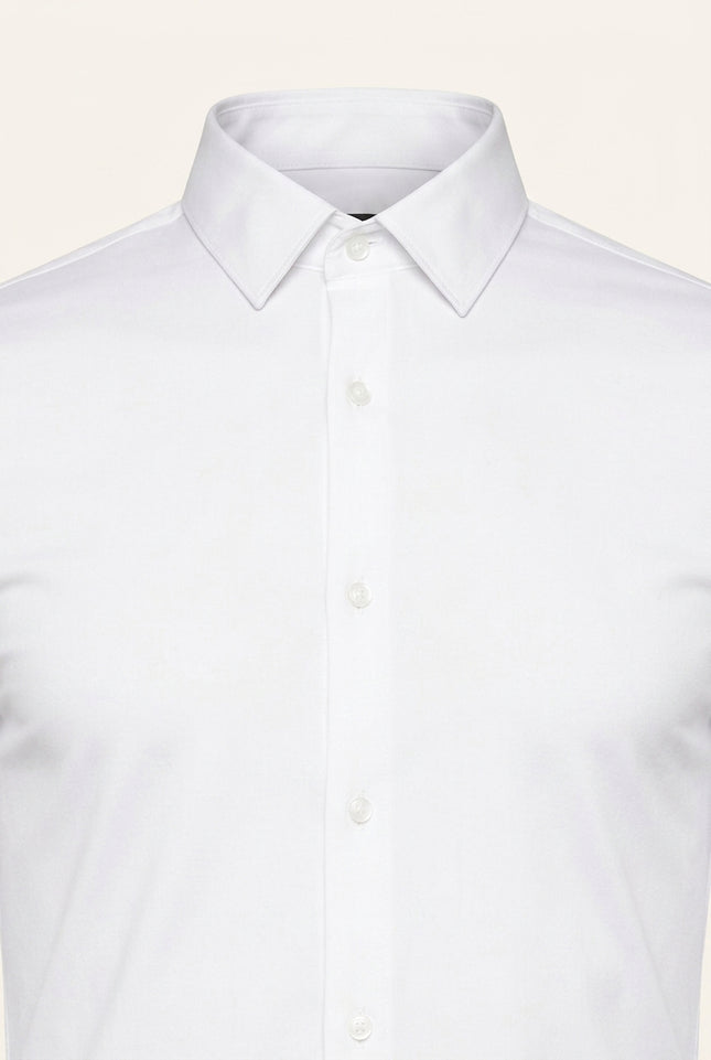 Athletic Dress Shirt - White - Detail