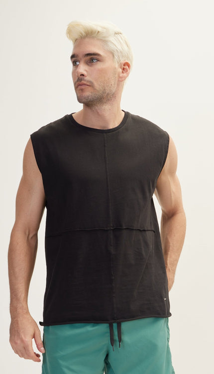 Black Knitted T - Shirt - Ron Tomson