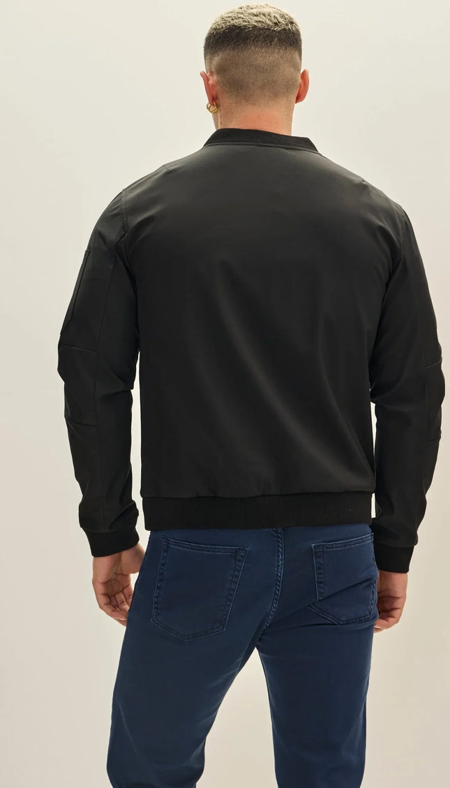 Bomber Jacket - Black - Ron Tomson