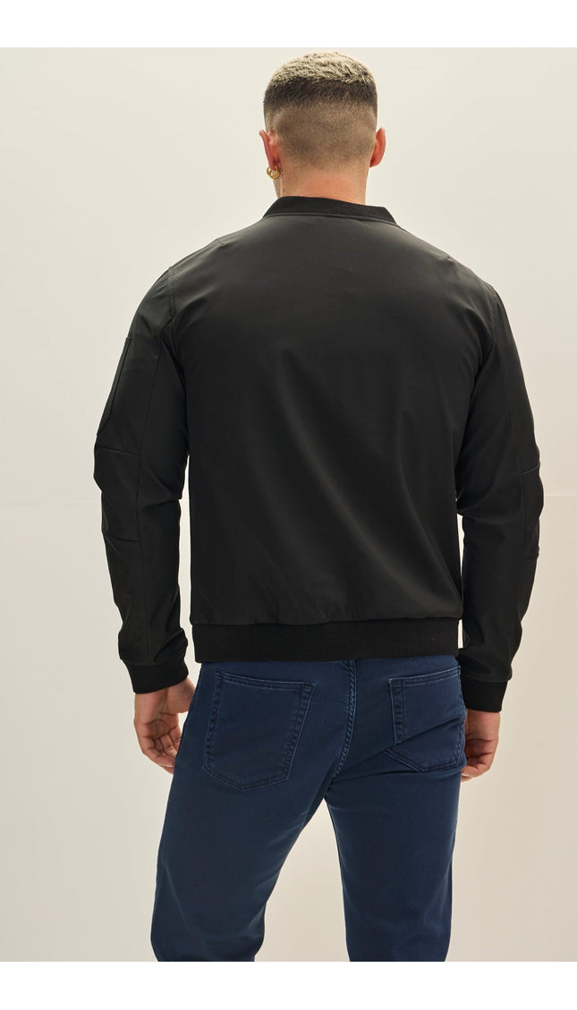 Bomber Jacket - Black - Ron Tomson