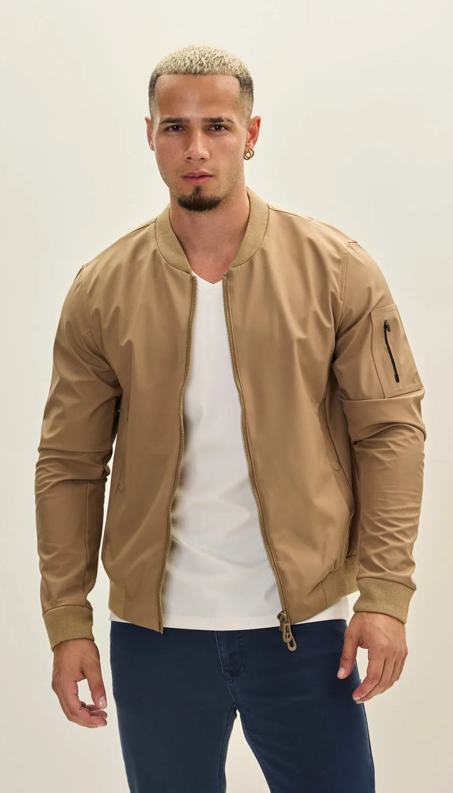 Bomber Jacket - Camel - Ron Tomson