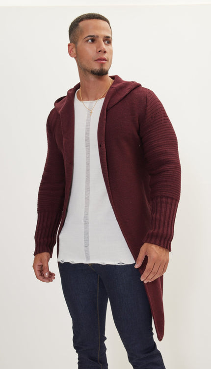 Bordeaux Cardigan - Ron Tomson