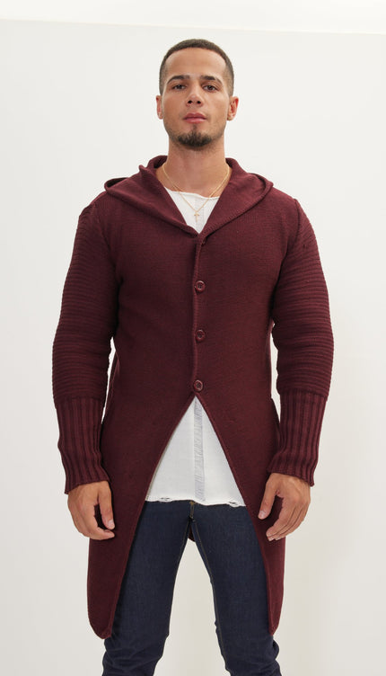 Bordeaux Cardigan - Ron Tomson