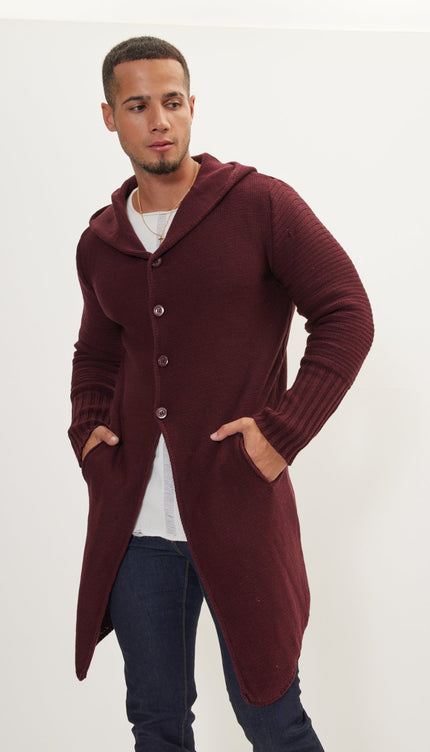 Bordeaux Cardigan - Ron Tomson