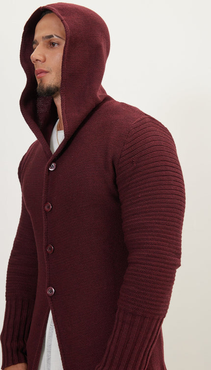 Bordeaux Cardigan - Ron Tomson