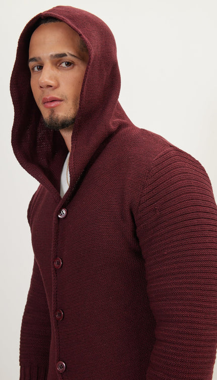 Bordeaux Cardigan - Ron Tomson