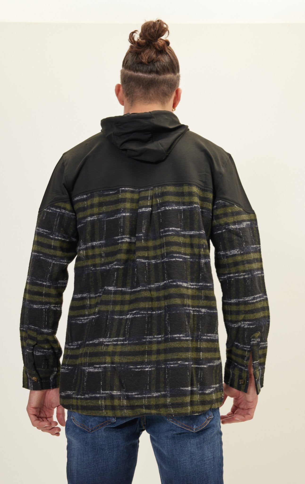 Hooded Flannel Jacket Flannel Jumper Hooded Flannel Pullover