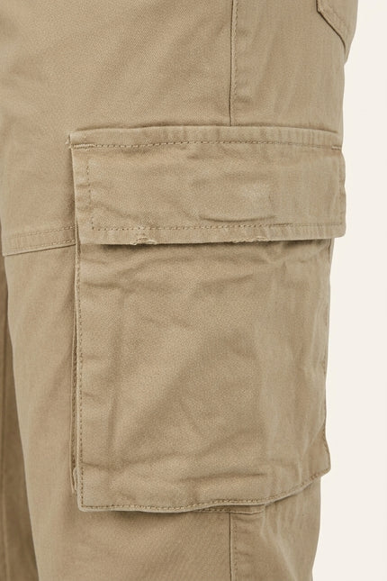 Cargo Jogger Pants - Beige - Detail