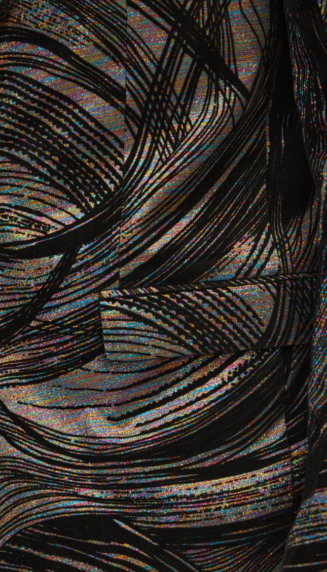 Cascading Peak Lapel Tuxedo Jacket - Rainbow - Ron Tomson