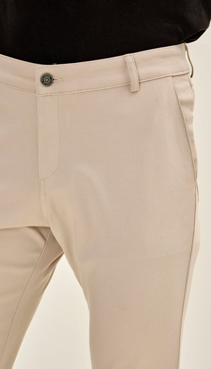 Casual Wear Pants - Beige - Ron Tomson