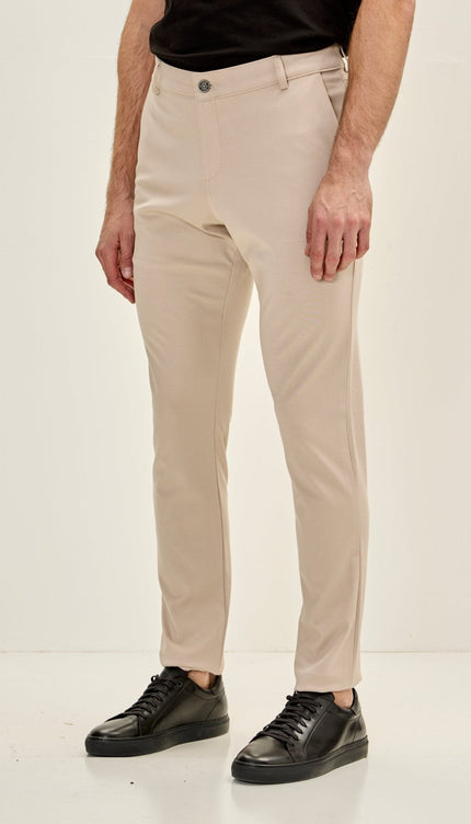 Casual Wear Pants - Beige - Ron Tomson