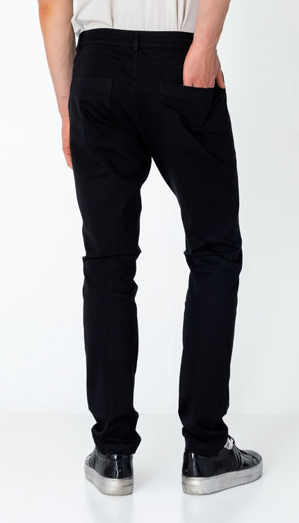 Casual Wear Pants - Black - Ron Tomson