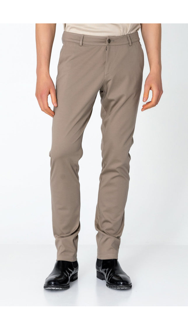 Casual Wear Pants - Sand - Ron Tomson