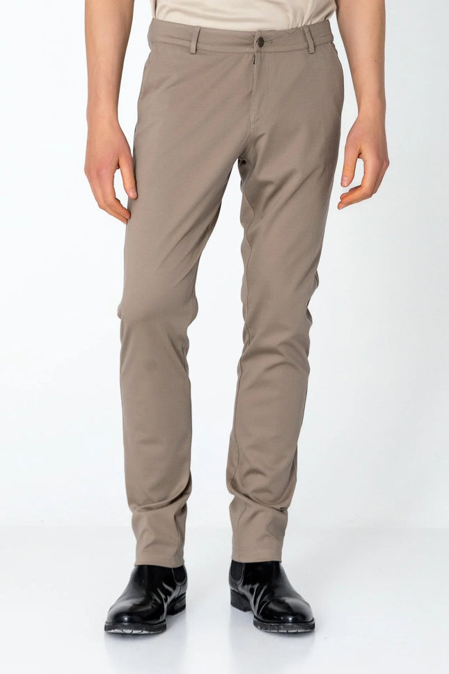 Casual Wear Pants - Sand - Ron Tomson