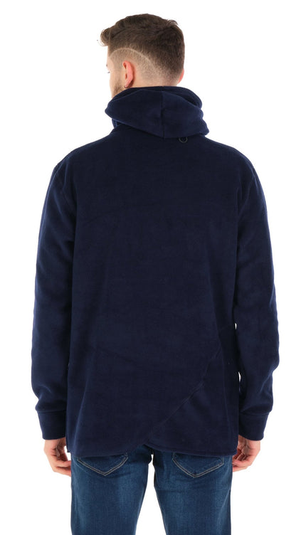 Chill Your Mind Masked Hoodie - Navy - Ron Tomson