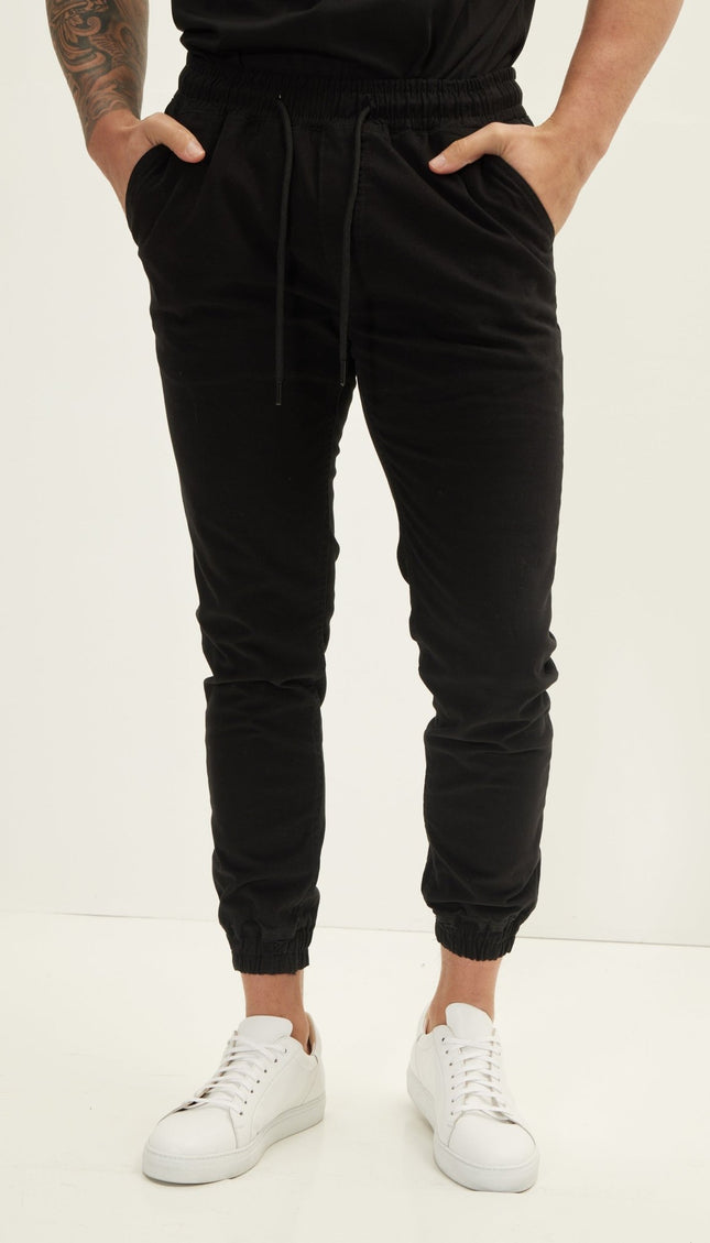 Chino Pants - Black - Ron Tomson