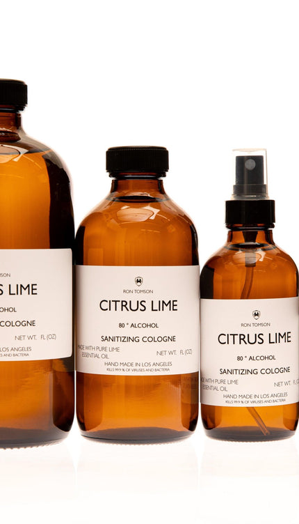 Citrus Lime Sanitizing Cologne - Ron Tomson