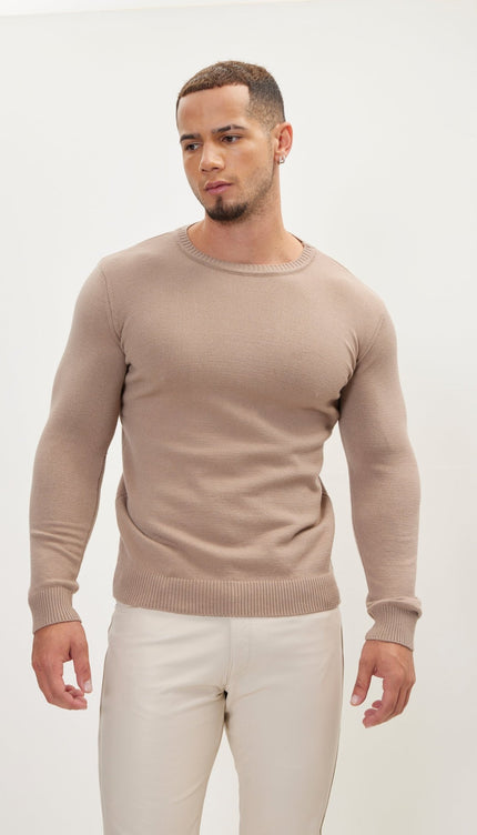 Classic Crew Neck Sweater - Vizon - Ron Tomson