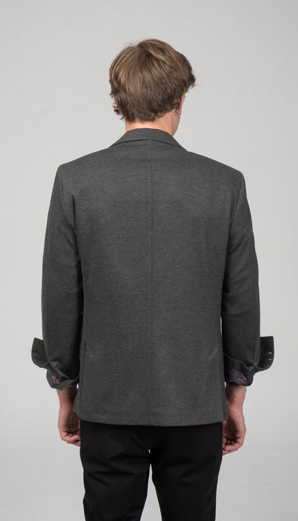 Classic Fit Jetsetter Blazer - Anthracite - Ron Tomson