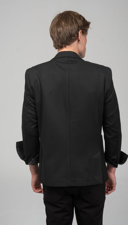 Classic Fit Jetsetter Blazer - Black - Ron Tomson