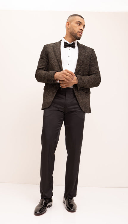 Classic Notch Lapel Dinner Jacket - Glamour Gold - Ron Tomson