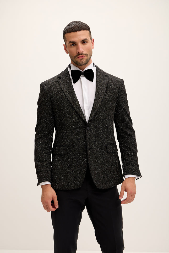 Classic Notch Lapel Dinner Jacket - Gold - Ron Tomson