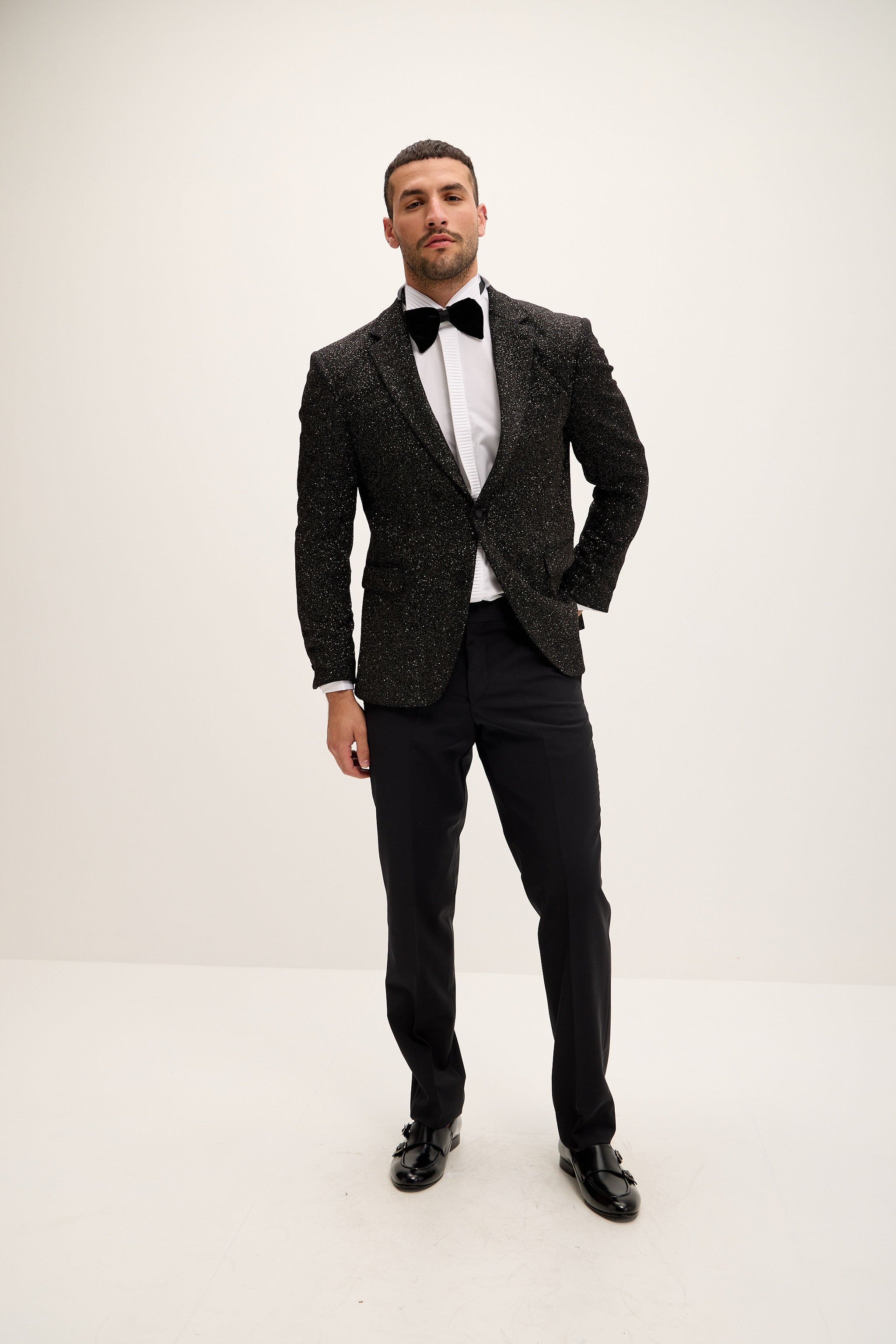 Classic Notch Lapel Dinner Jacket - Glamour GOLD - Ron Tomson GOLD / US52 / EU62 Classic Notch Lapel Dinner Jacket - Glamour GOLD - Ron Tomson GOLD / US52 / EU62