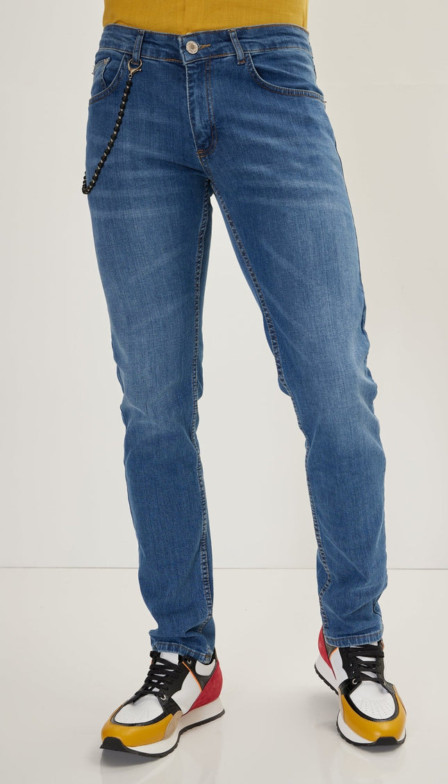 Classic Slim Fit Jean - Blue - Ron Tomson