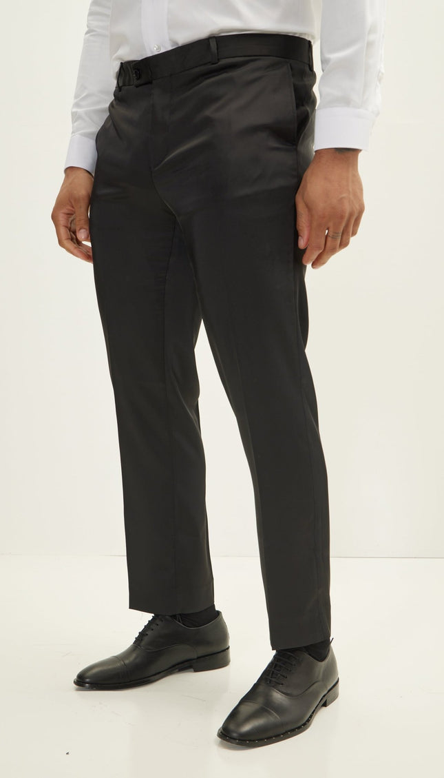 Classic Tuxedo Pants - Black Shine