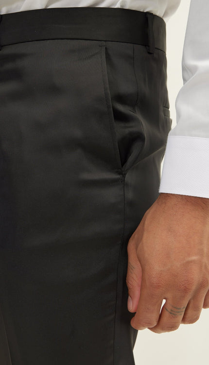 Мериносовые шерстяные классические брюки - черный