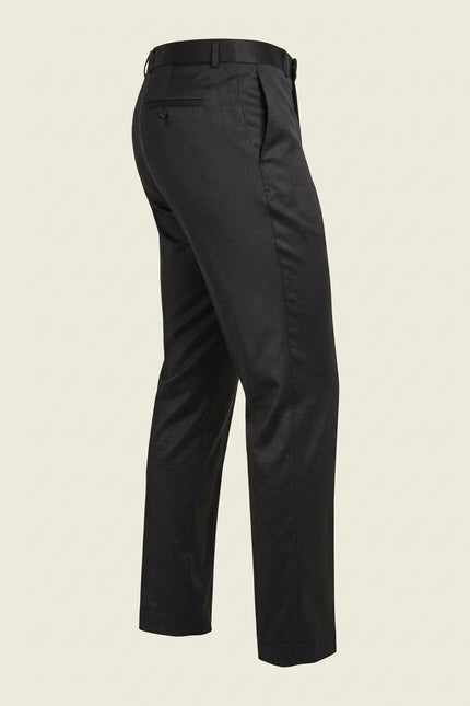 Classic Tuxedo Pants - Black Shine - Side