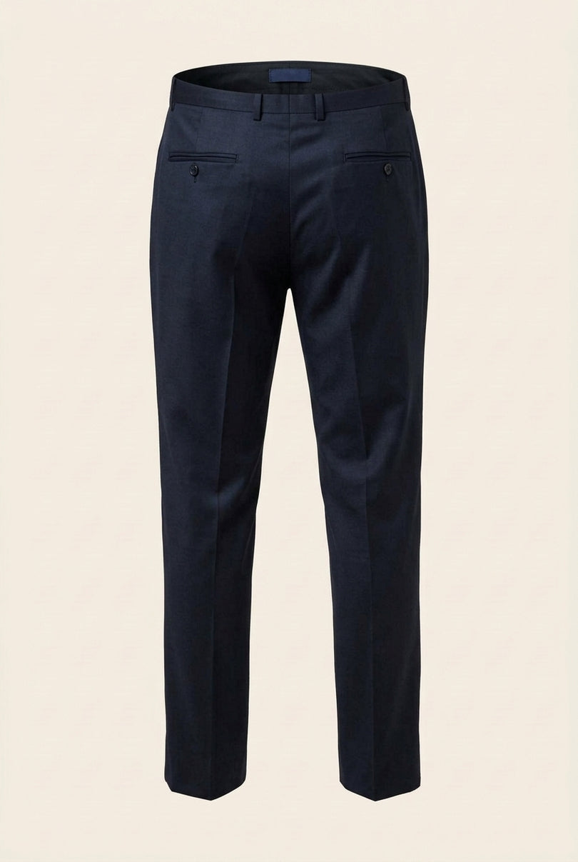 Classic Tuxedo Pants - Dark Navy - Back
