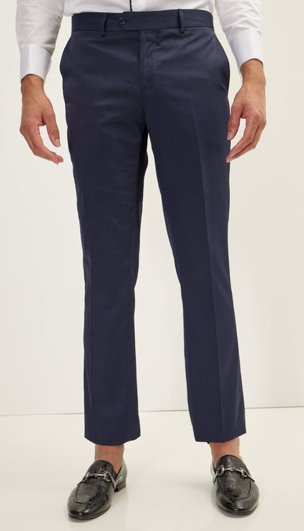 Classic Tuxedo Pants - Navy - Ron Tomson