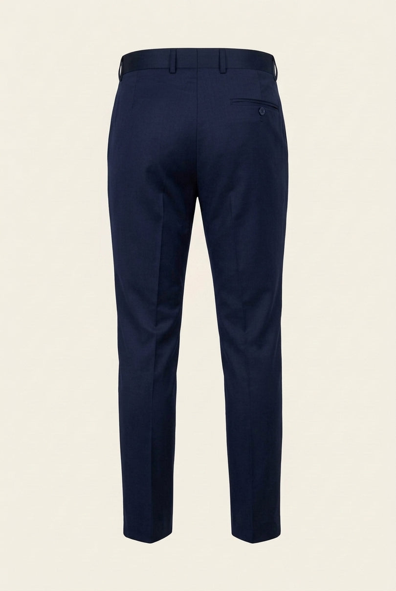 Classic Tuxedo Pants - Navy - Back