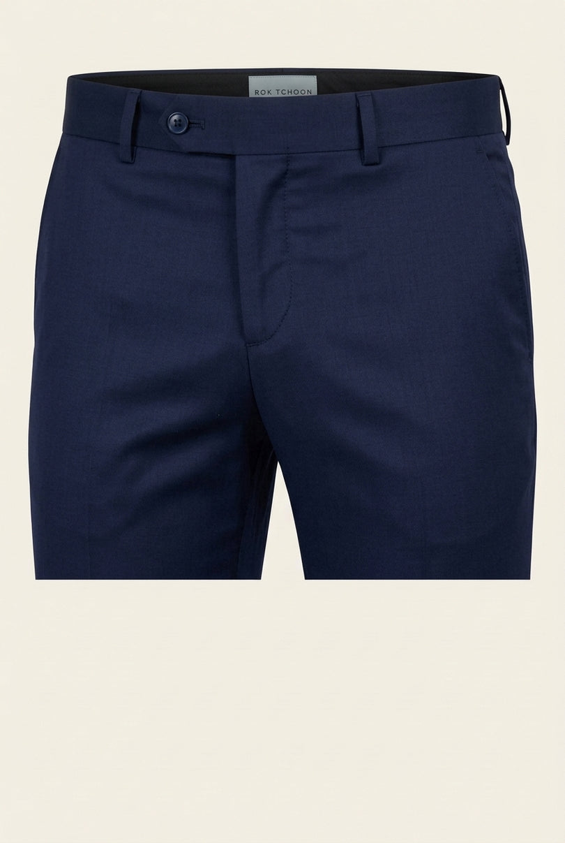 Classic Tuxedo Pants - Navy - Detail