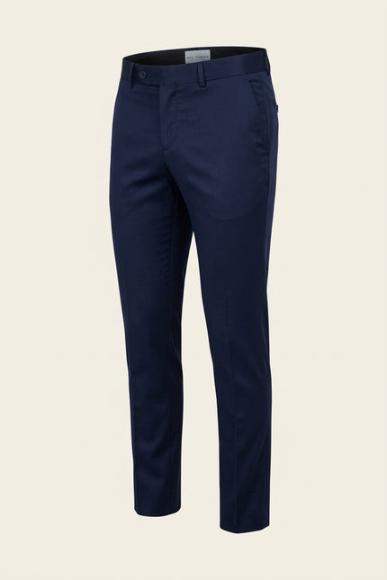 Classic Tuxedo Pants - Navy - Front