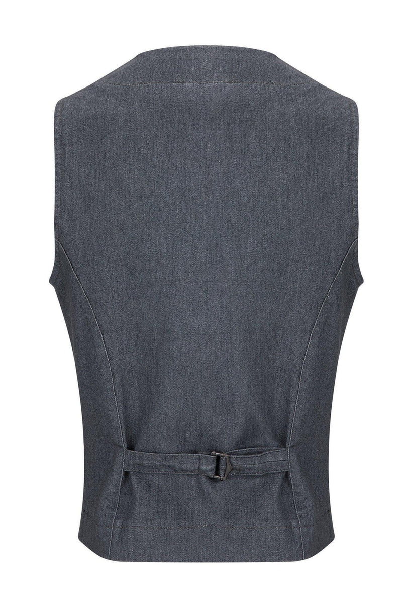 Cotton Vest - Grey - Ron Tomson