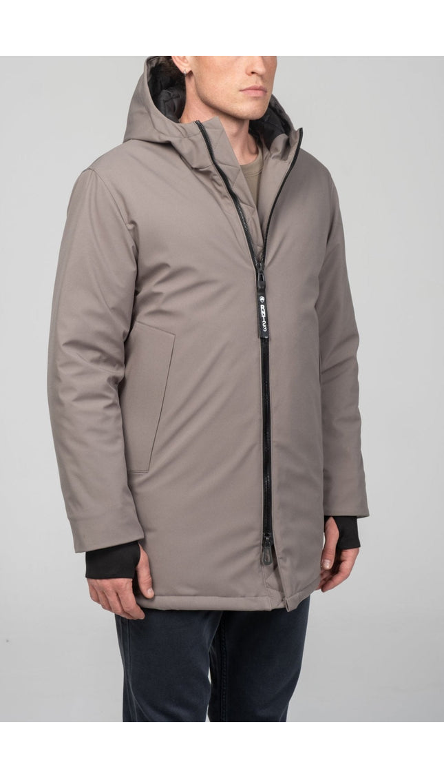 Cozy Seamless Winter Coat - Gray - Ron Tomson