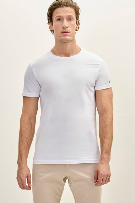 Crew DTLA T-shirt - White - 8231 - Ron Tomson