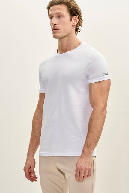 Crew DTLA T-shirt - White - 8231 - Ron Tomson