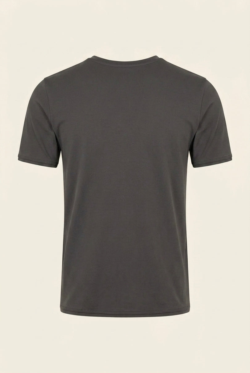 Crew Neck T-shirt - Anthracite - Back