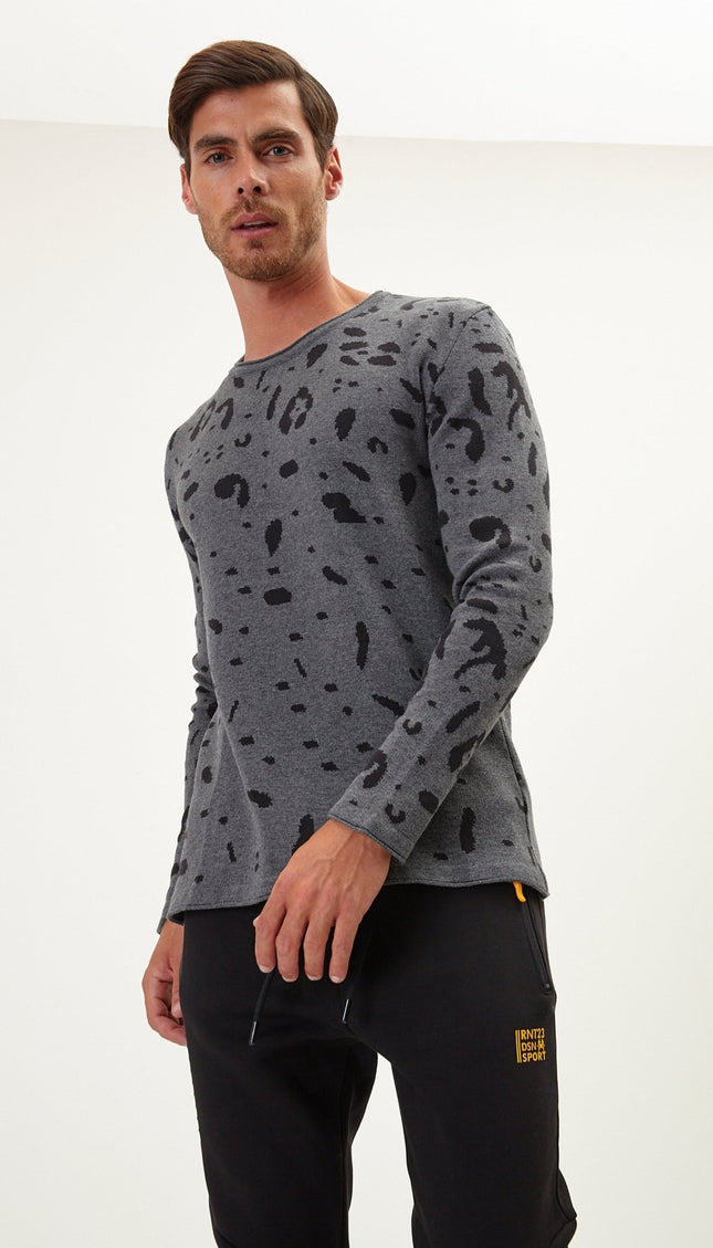Cryptic Sweater - Anthracite Black - Ron Tomson