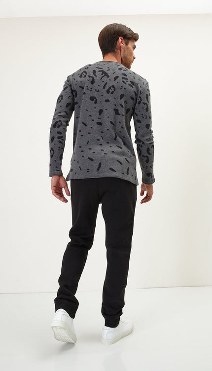 Cryptic Sweater - Anthracite Black - Ron Tomson