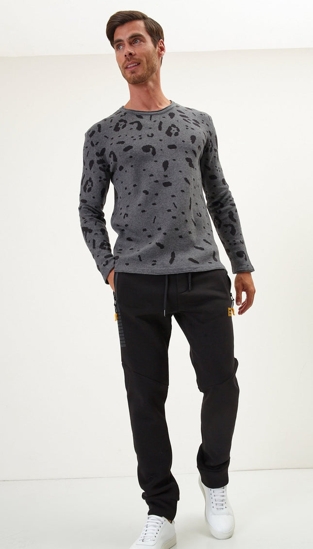 Cryptic Sweater - Anthracite Black - Ron Tomson