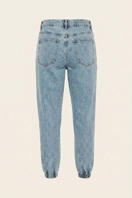 Denim Joggers - Ice Blue - Back