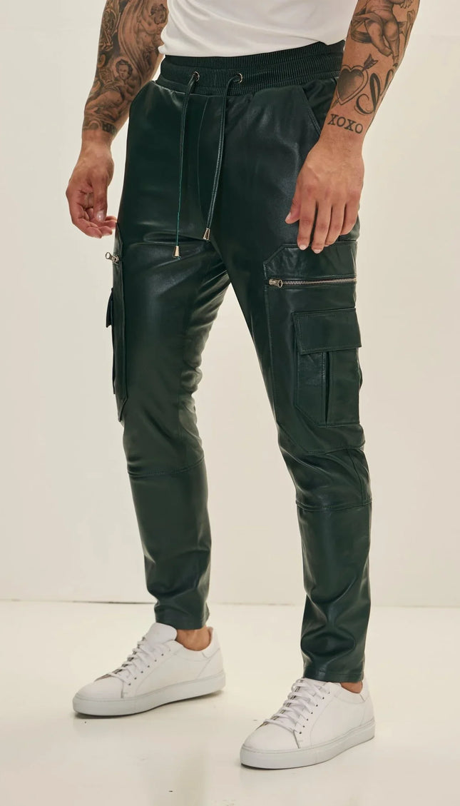 Destination Genuine Leather Jogger - Green - Ron Tomson