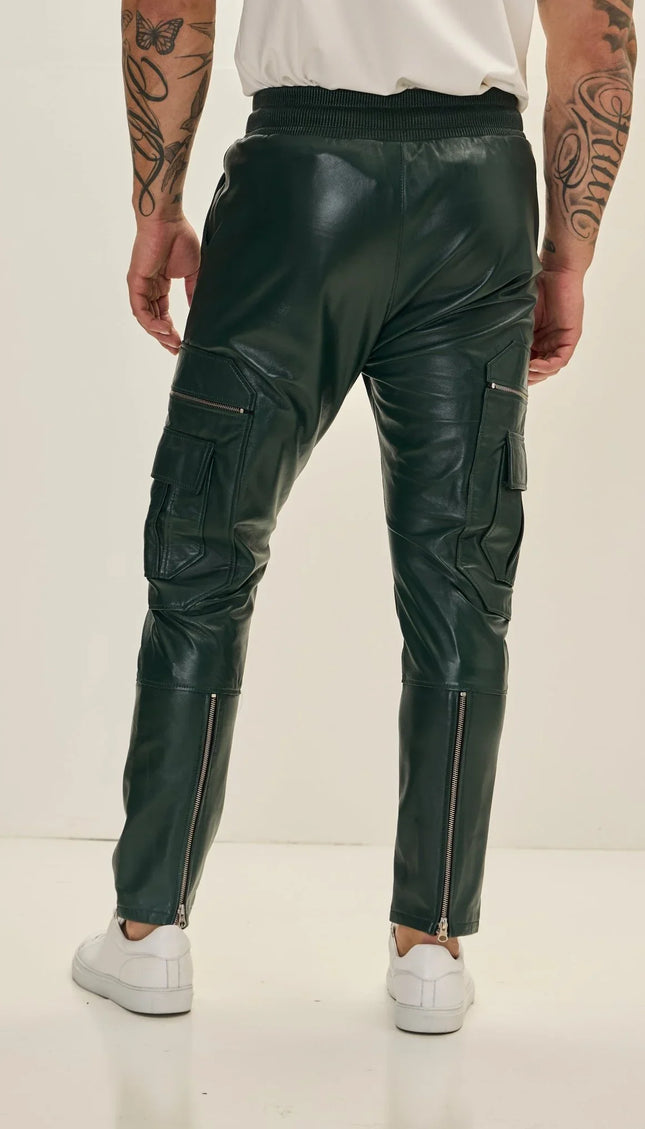 Destination Genuine Leather Jogger - Green - Ron Tomson