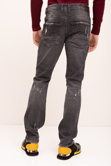 Distressed Paint Box Denim - Black Grey - Ron Tomson