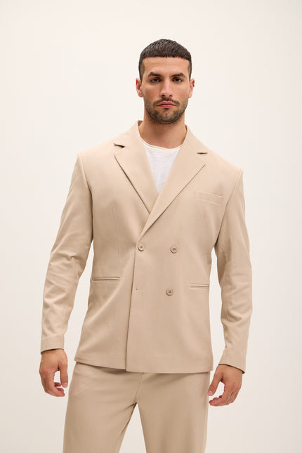 Double Breasted Super Relaxed Jacket - Vizon - Ron Tomson